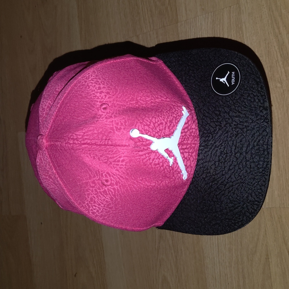 Air Jordan Jumpman Snapback Youth Pink Black Cap Hat